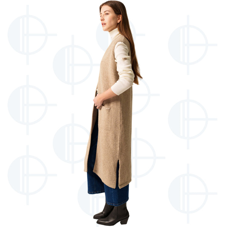 Gilet long sans manche Geneve Saint-James