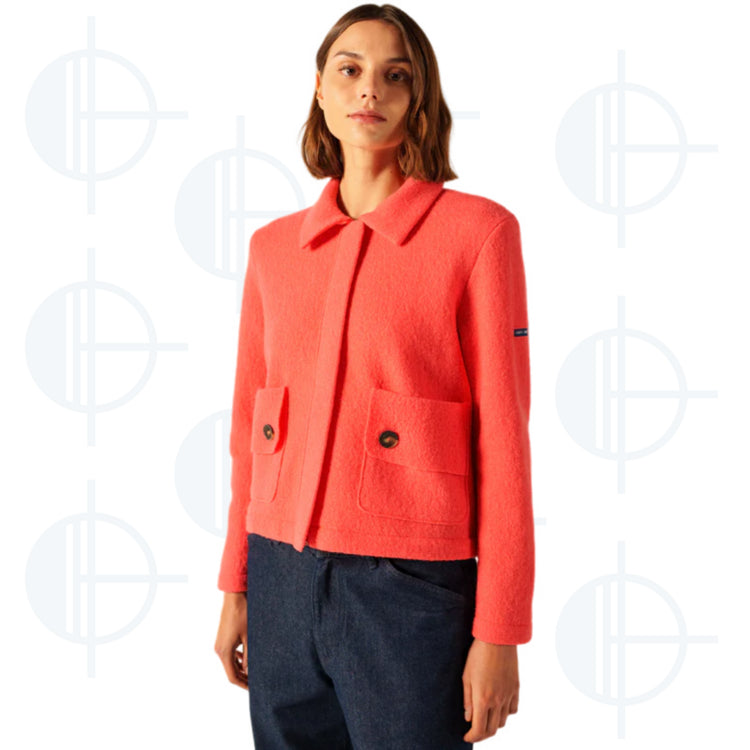 Veste combloux en laine bouillie Saint-James