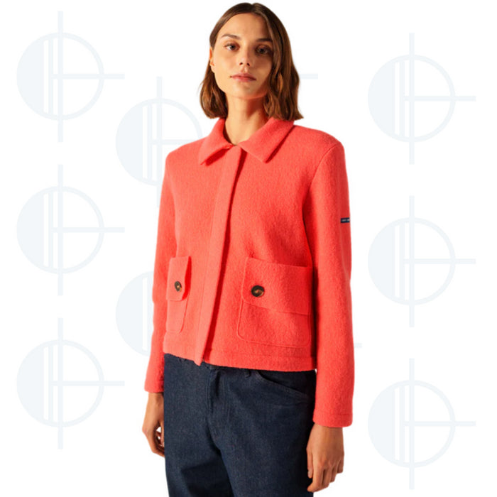 Veste combloux en laine bouillie Saint-James