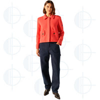 Veste combloux en laine bouillie Saint-James