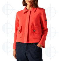 Veste combloux en laine bouillie Saint-James
