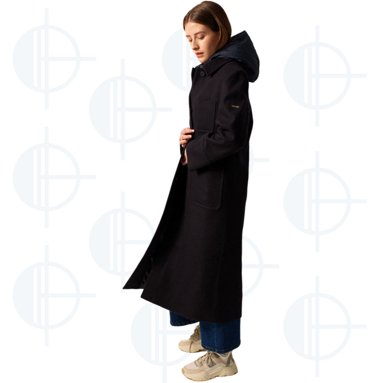 Manteau Ste Klervy en drap de laine Saint-James