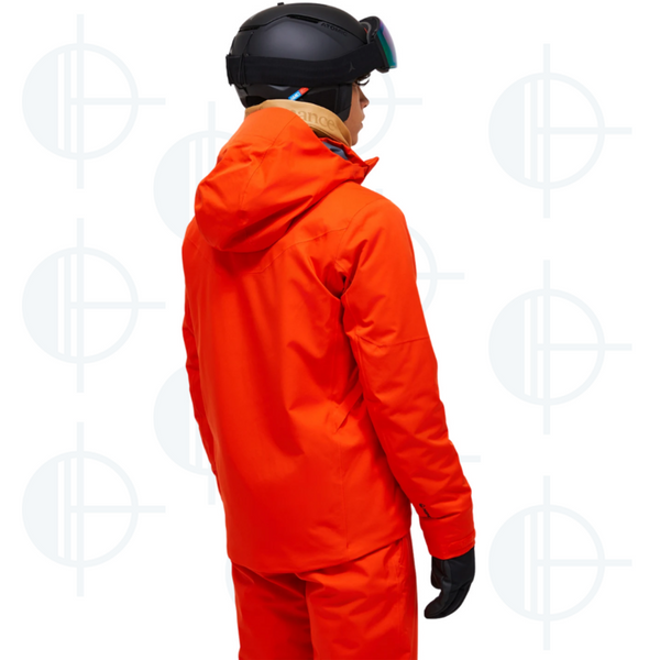 Maroon Insulated Peak Performance Ski Jacket