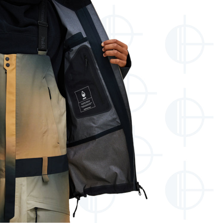 Manteau d'hiver Edge 3L AOP Peak Performance