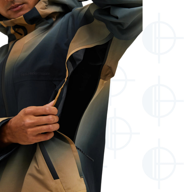 Manteau d'hiver Edge 3L AOP Peak Performance