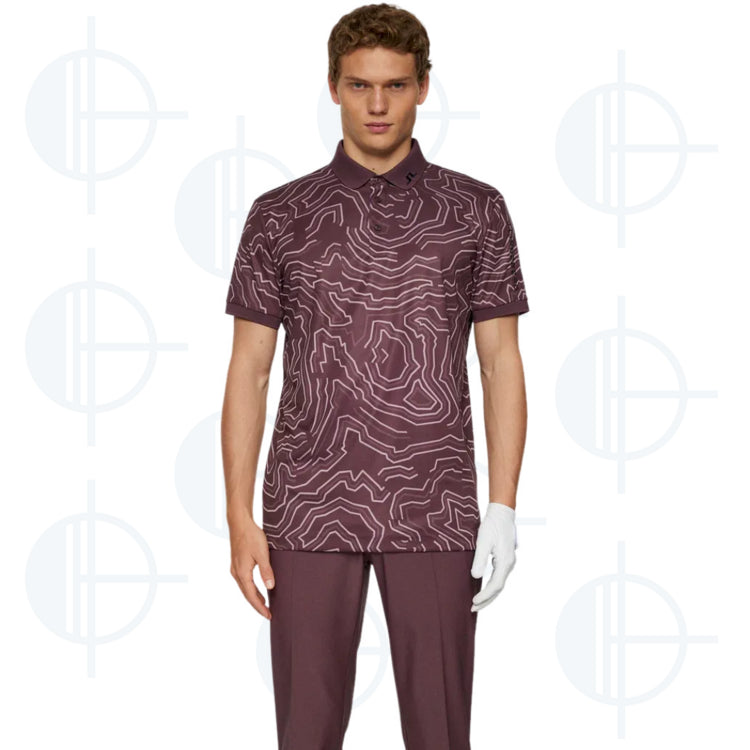 Polo Tour Tech Print J.Lindeberg