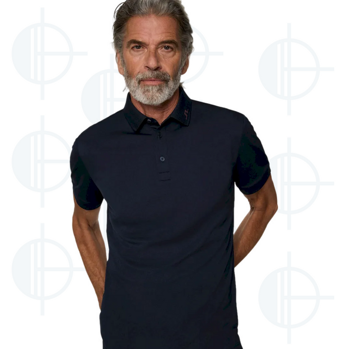 KV Print Polo Shirt by J.Lindeberg