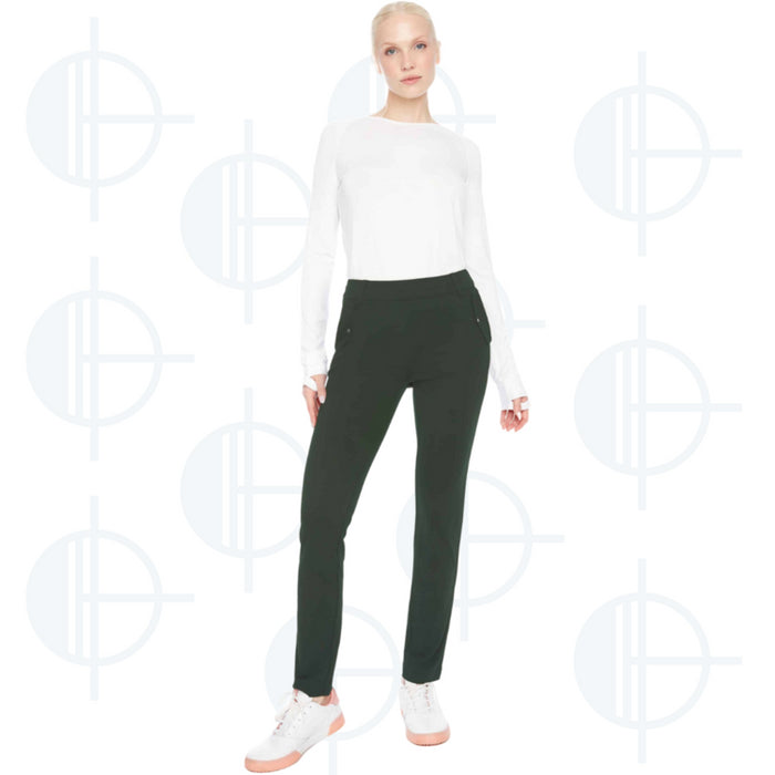 Pantalon Solid Patch Ponte Swing Control
