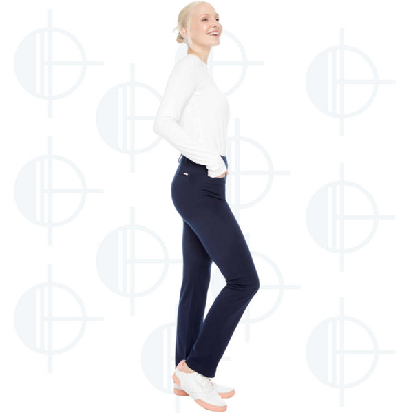 Pantalon solid Light Ponte Swing Control