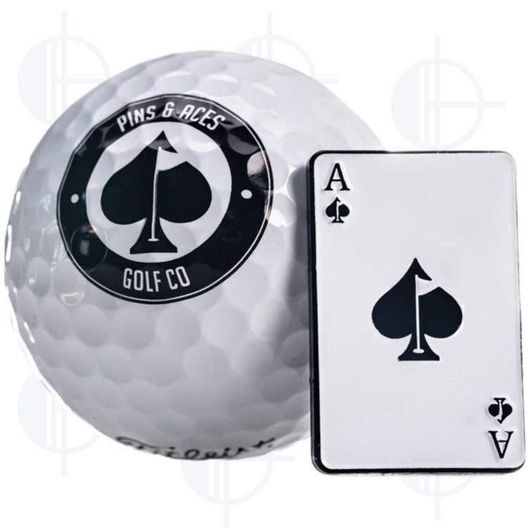 Marqueur de balle As de Piques Pins and Aces