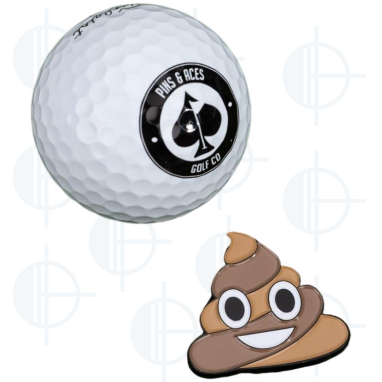 Marqueur de balle Poop Pins and Aces