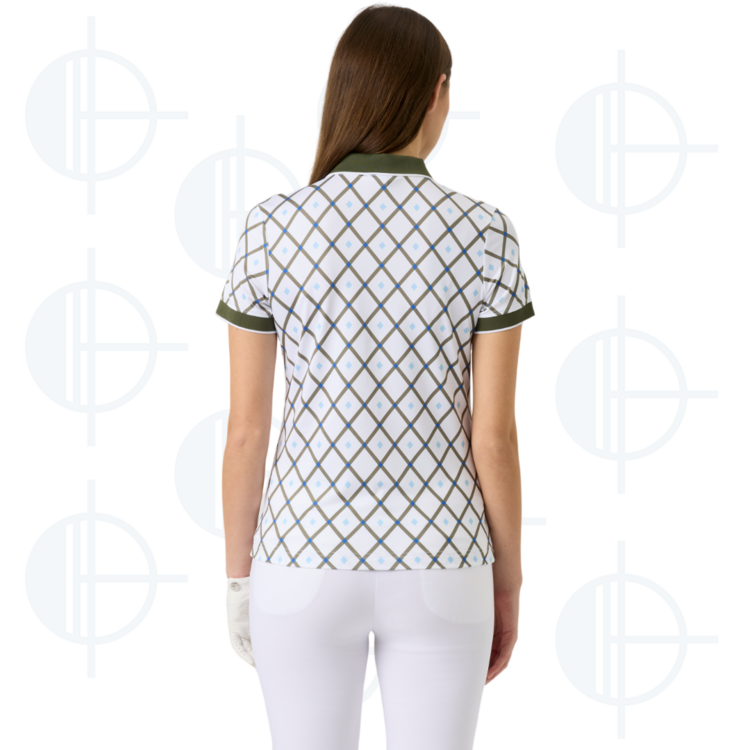 Polo Abstract Argyle Printed Daily Sport