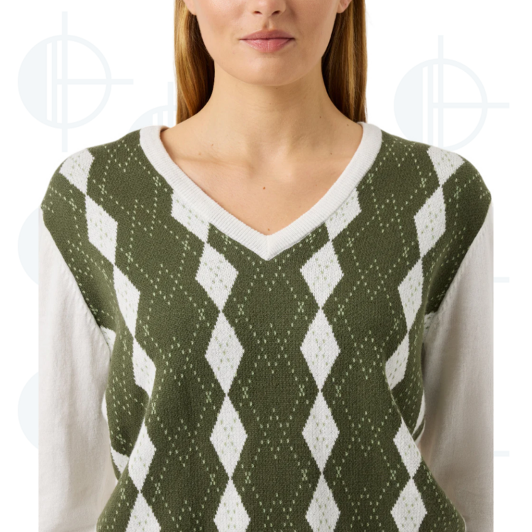 Pullover Argyle Daily Sports