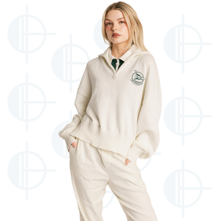 Chandail 1/4 Zip Nautical Fore All