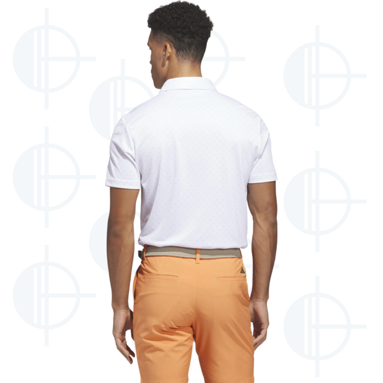 Polo Performance Textured Print Adidas