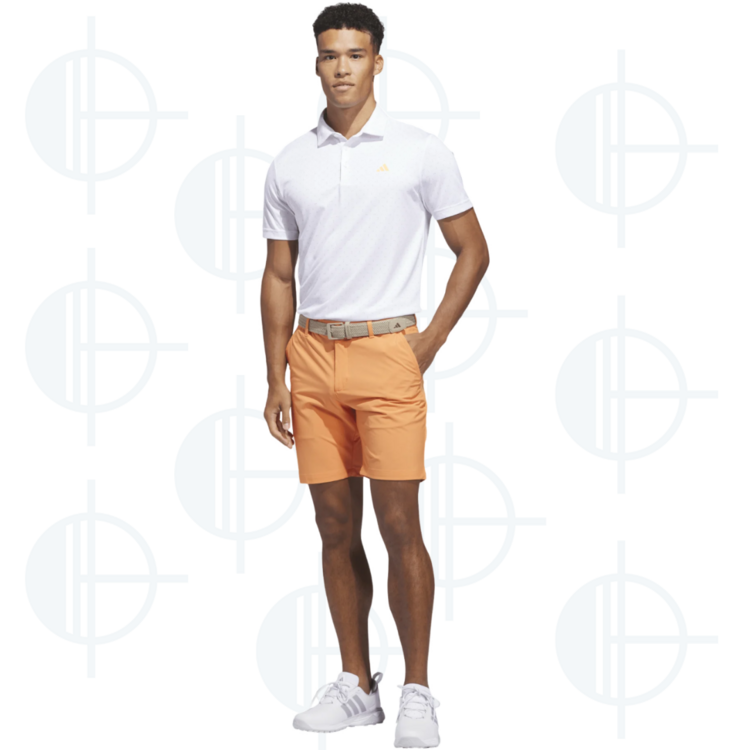 Polo Performance Textured Print Adidas