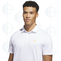 Polo Performance Textured Print Adidas