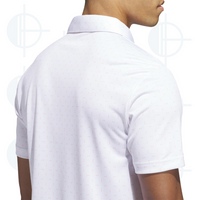 Polo Performance Textured Print Adidas