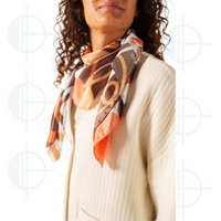 Foulard Carré fond marin Saint-James