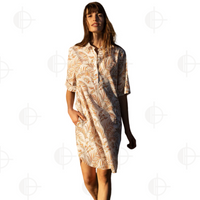 Robe chemise en popeline Leonie Saint-James