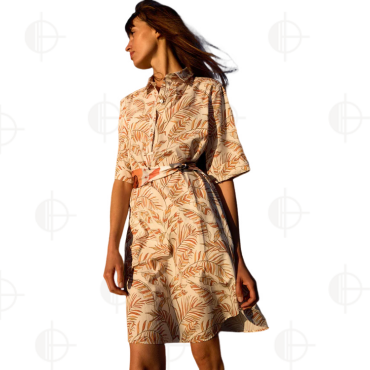 Robe chemise en popeline Leonie Saint-James