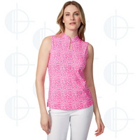 Haut sans manche Velocity Pink Aster Swing Control