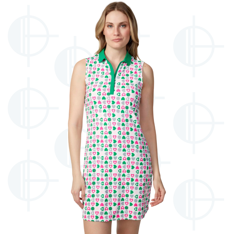 Robe sans manche Green Hearts Swing Control