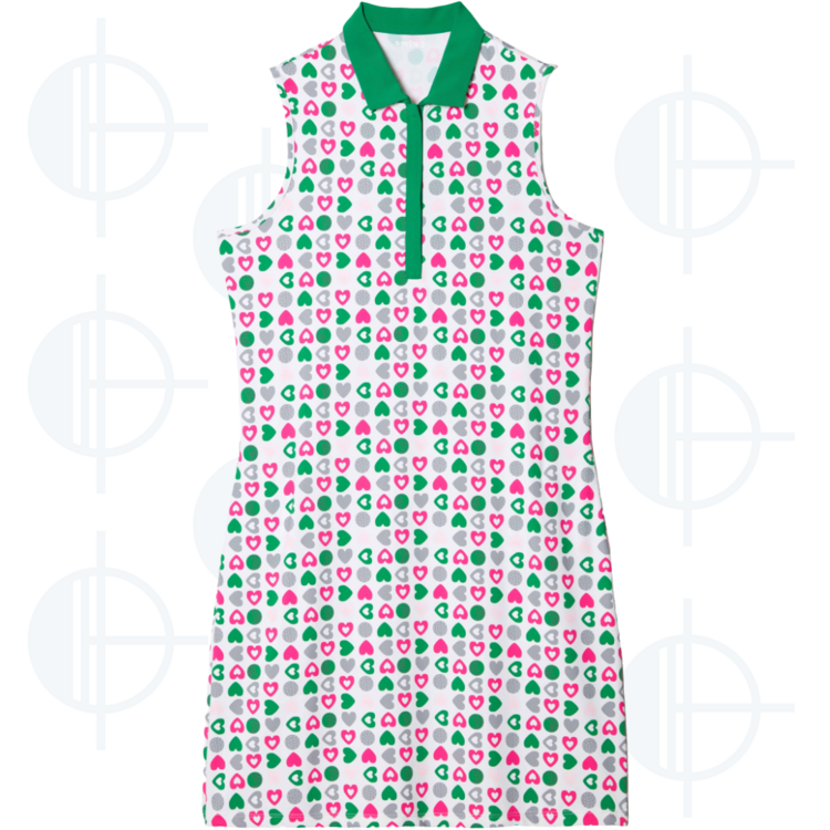 Robe sans manche Green Hearts Swing Control