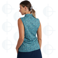 Polo sans manche Natalie Swannies Golf
