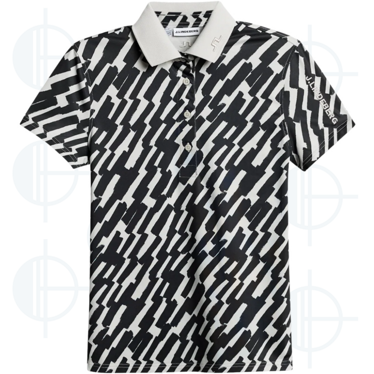 Polo Tour Tech Print W J.Lindeberg