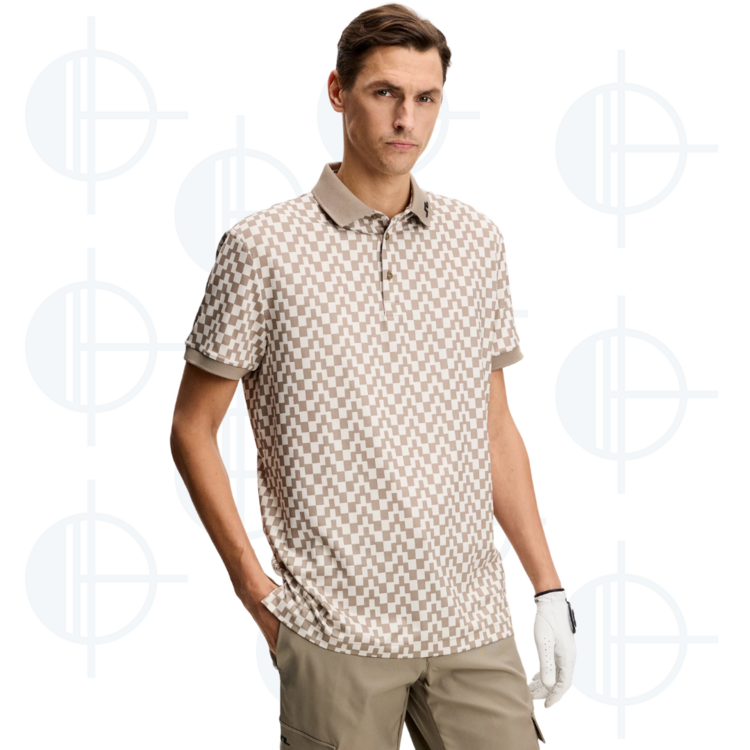 Polo Tour Tech Print J.Lindeberg