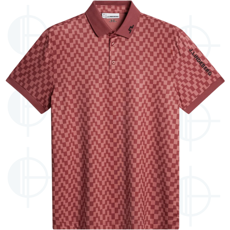 Polo Tour Tech Print J.Lindeberg