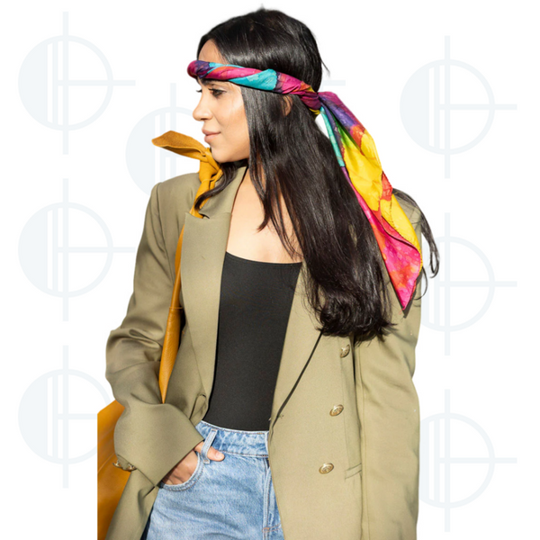 Foulard Coral Bloom Risa Vancouver