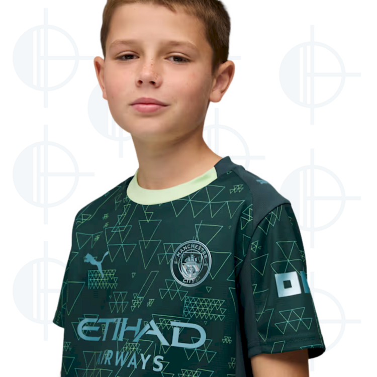 Jersey Replica MCFC 4th Jr Puma