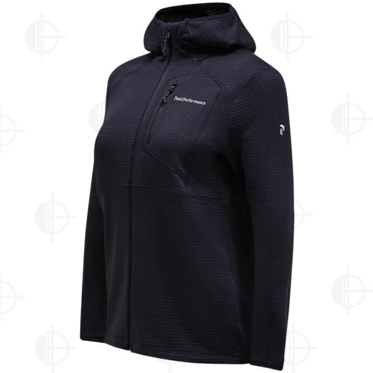 Chandail Trail Polartec Power Grid Zip Hood W Peak Performance