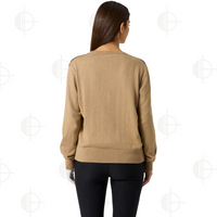Pullover Argyle V-Neck Daily Sports