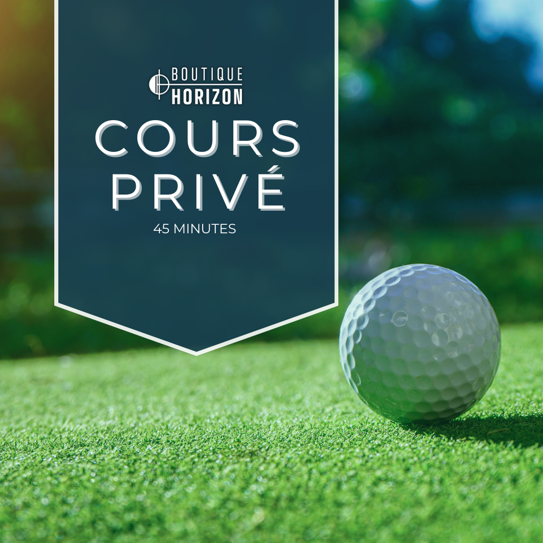 Chèque cadeau – Cours de golf privé
