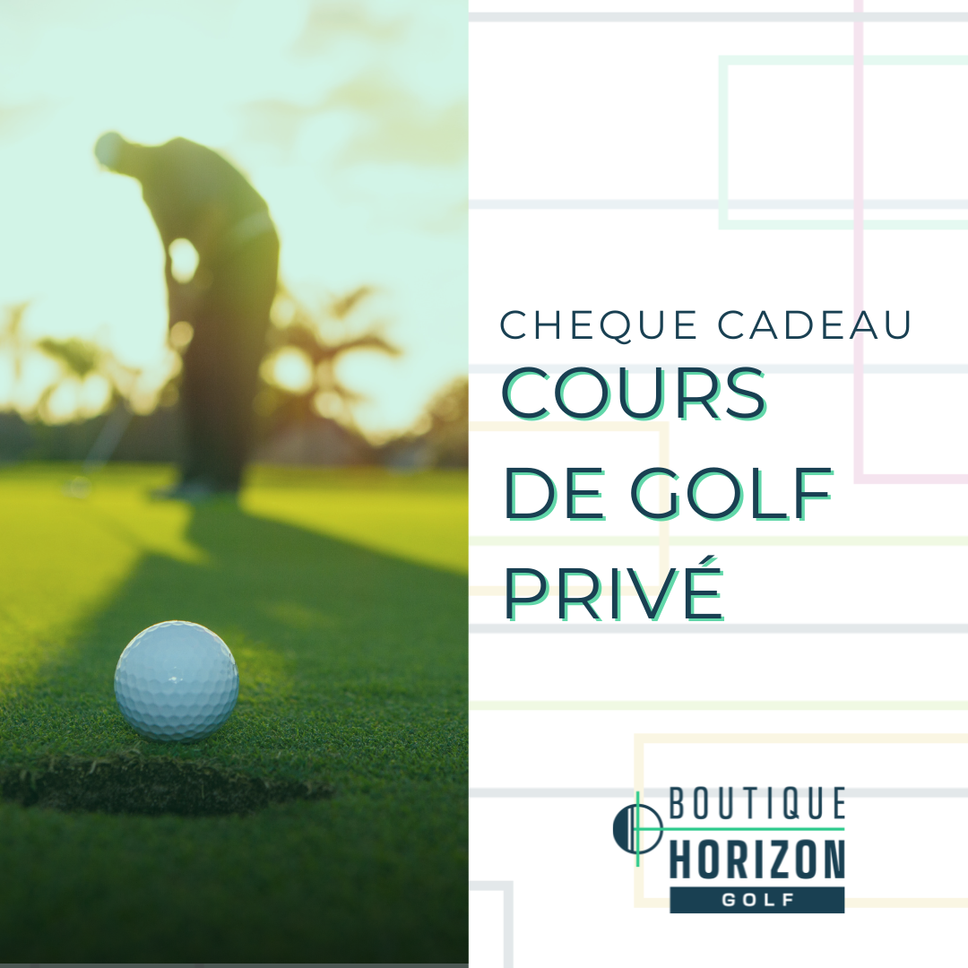 Chèque cadeau – Cours de golf privé