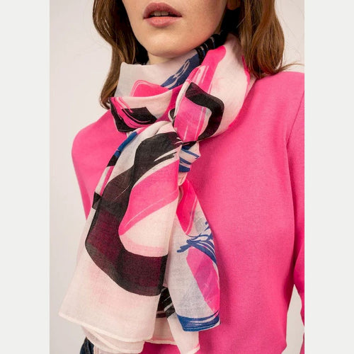 Saint-James Heart Graphic Scarf