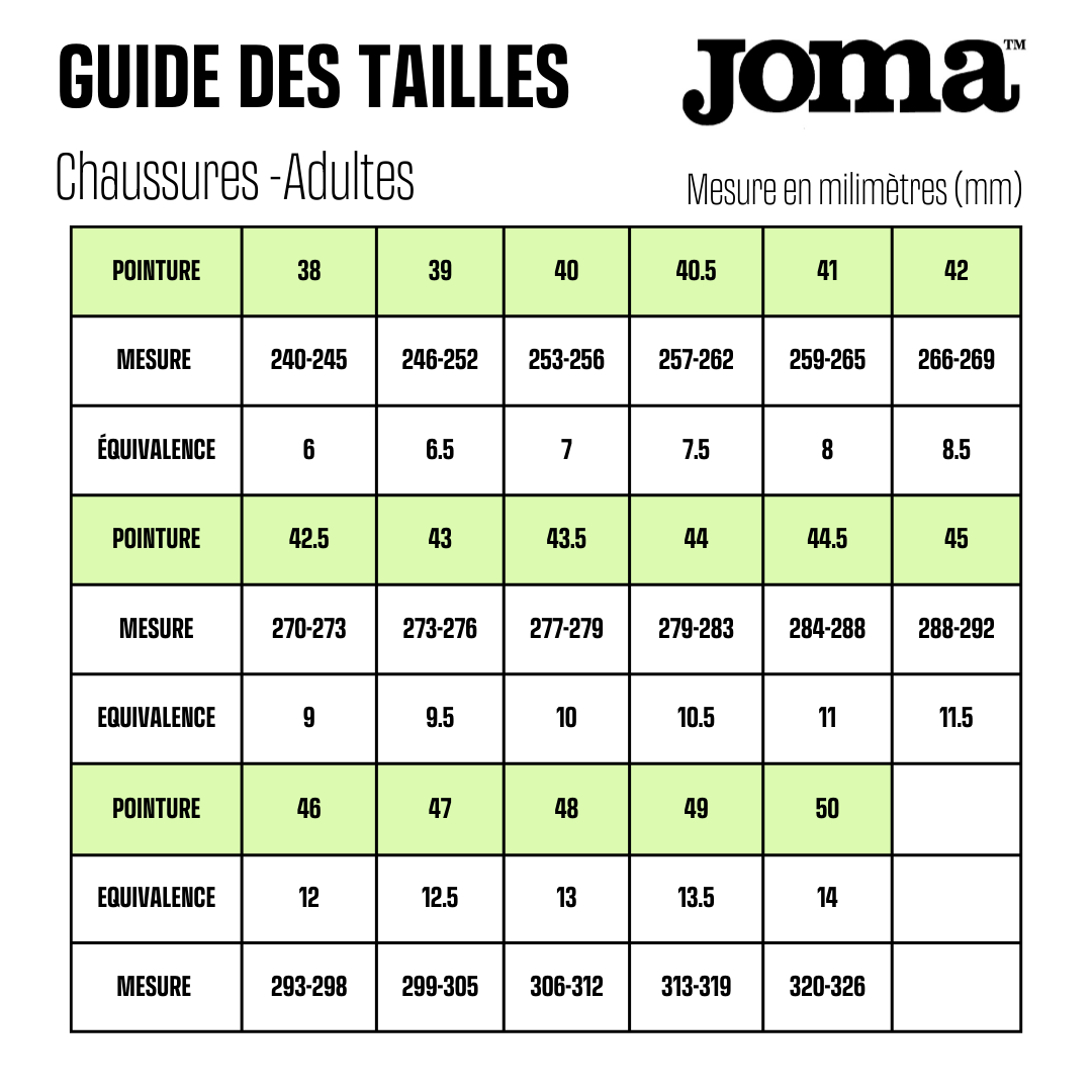 Soulier de soccer Evolution 2501 Joma
