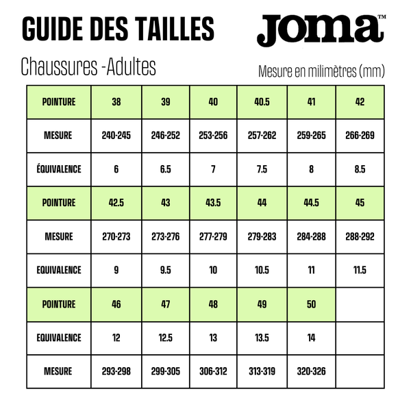 Soulier de soccer Evolution 2501 Joma