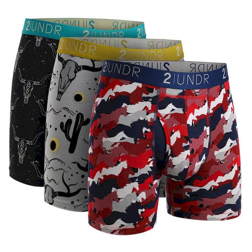 Paquet de 3 boxer 6" Swing Shift