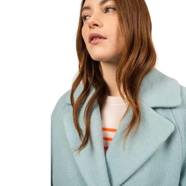 Manteau en drap de laine Ste-Laurene Saint-James