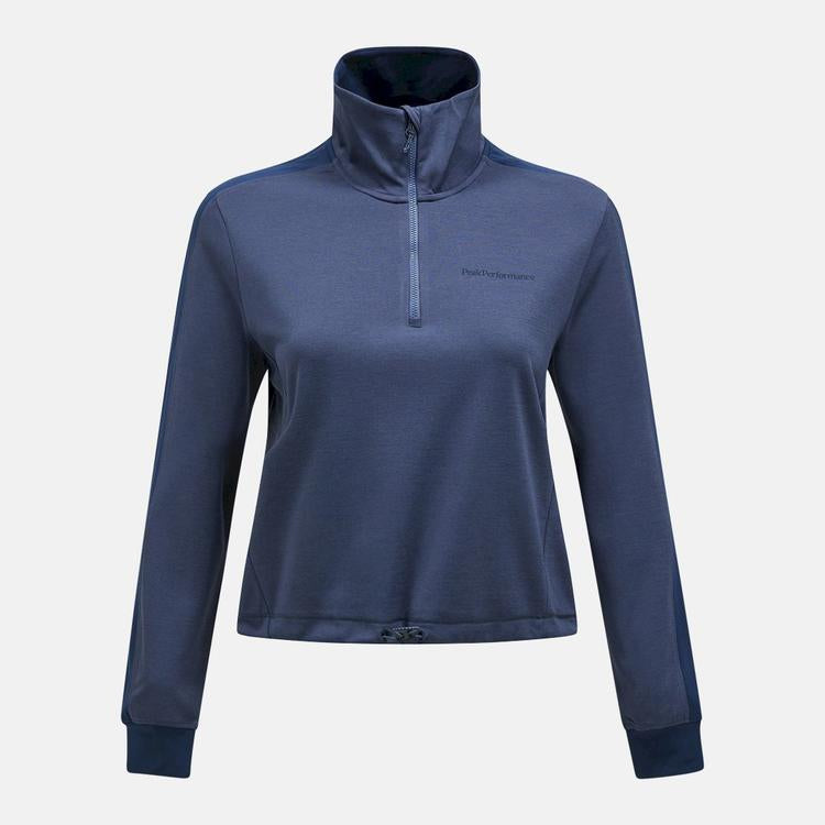 Demi-zip W Light T-Neck Peak Performance