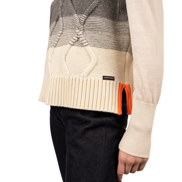 Arudy Saint-James sleeveless wool sweater